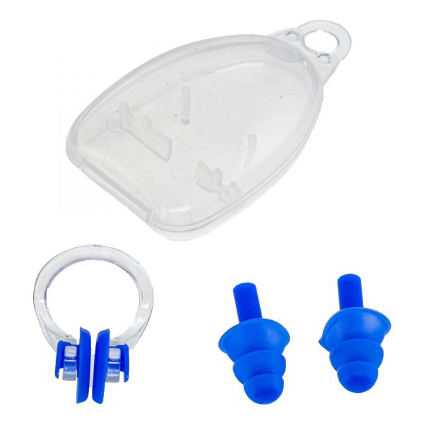 Marlin Swim Set Ear plugs + Nose Clip Blue