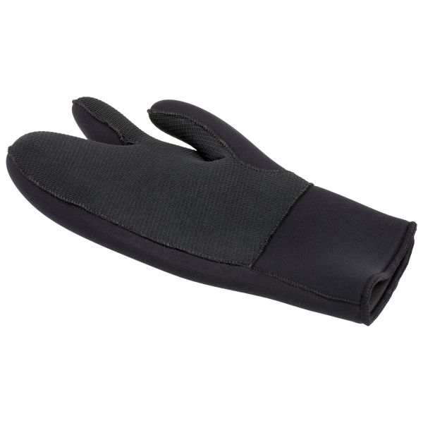 Marlin Nord Black Three-Finger Gloves 7 mm