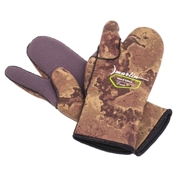 Marlin Nord Oliva Three-Finger Gloves 7 mm