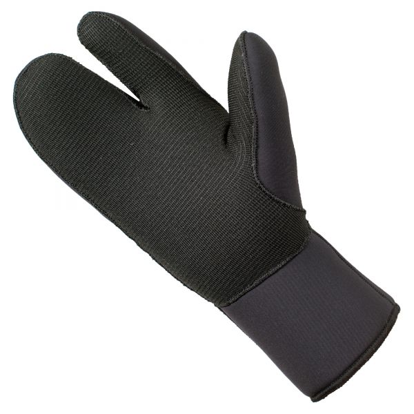 Перчатки трехпалые Marlin Nord Ultraglide Black 7 мм