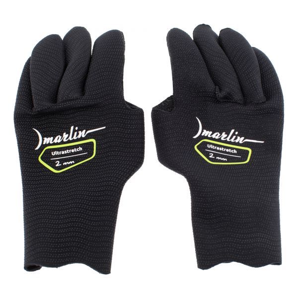 Marlin Ultrastretch Black Gloves 2 mm