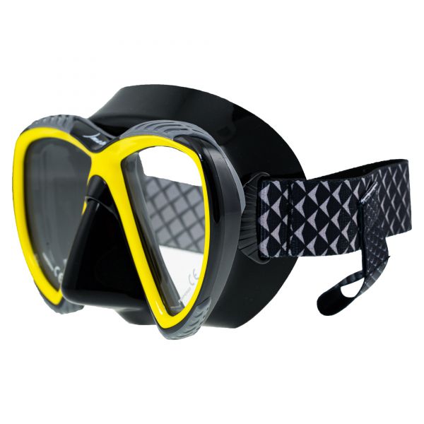 Marlin Accent Yellow/black Mask