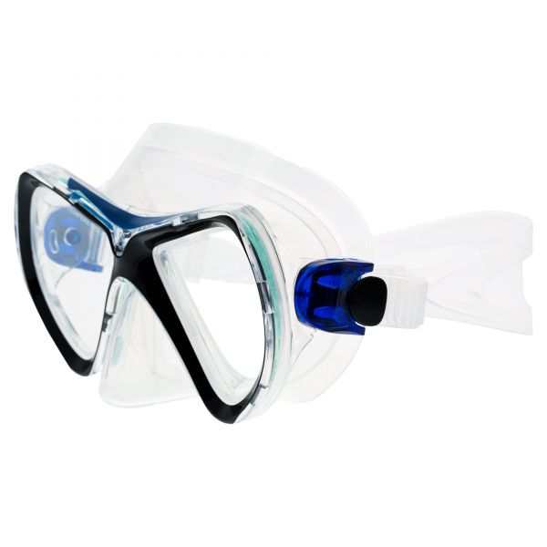Marlin Goa Blue/black/transparent Mask