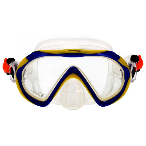 Marlin Joy Blue/Yellow Kids Snorkeling Mask