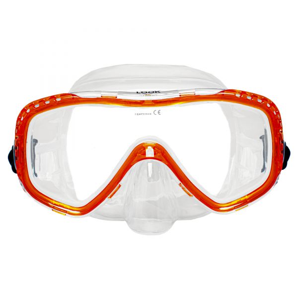 Marlin Look Orange/transparent Mask