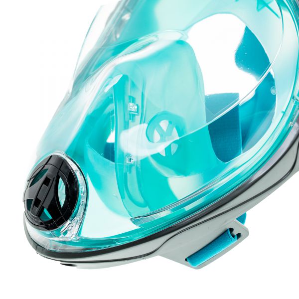 Повнолицьова маска для підводного плавання Marlin Vision Grey/Green