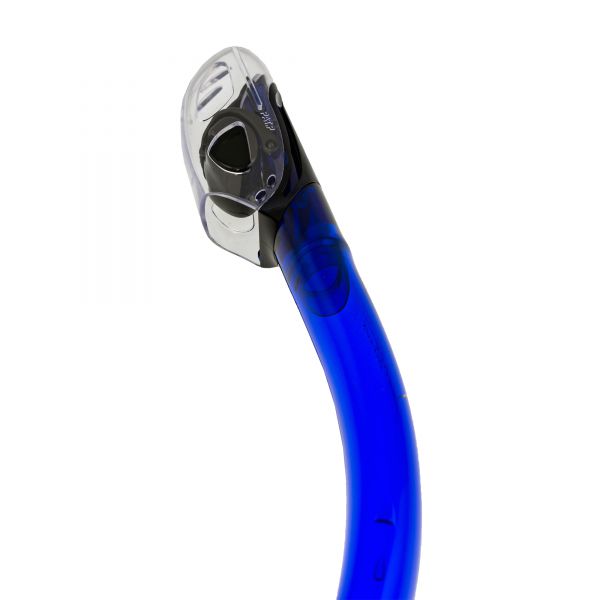 Трубка з клапаном Marlin Dry Lux Blue / Trans
