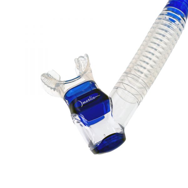 Marlin Dry Lux Blue/Transparent Snorkel