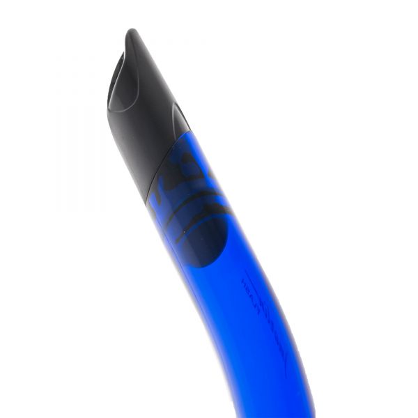 Marlin Flash Black/Blue Straight corrugation Snorkel