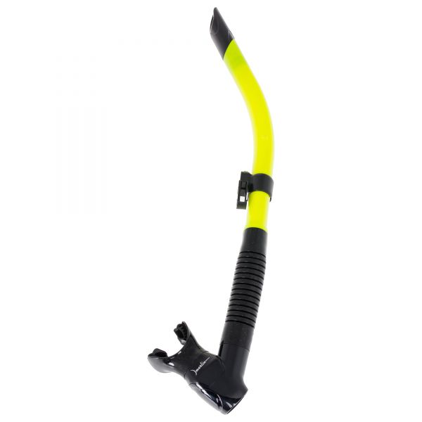 Marlin Flash Black/Yellow Straight corrugation Snorkel