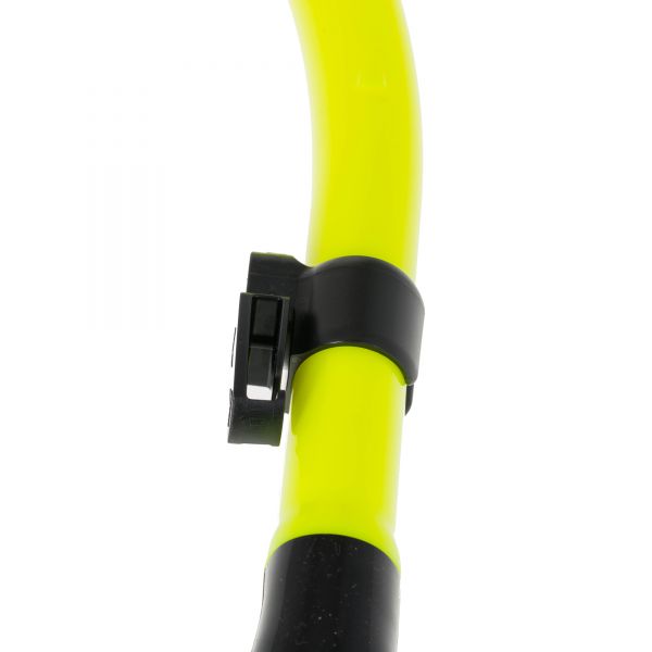 Marlin Flash Black/Yellow Straight corrugation Snorkel