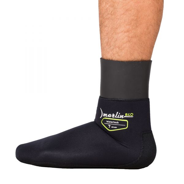 Marlin WaterLock Eco Sandwich Black Socks 7 mm