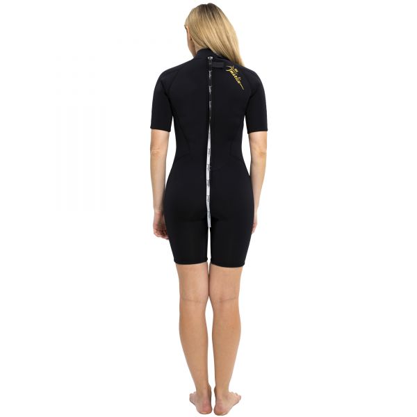 Wetsuit Marlin MALIBU ULTRA Shorty Lady 2.5 mm Black/Gold