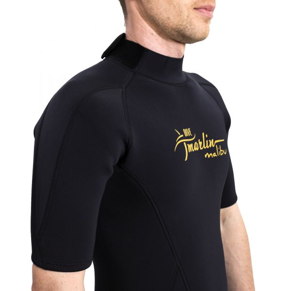 Wetsuit Marlin MALIBU ULTRA Shorty Man 2.5 mm Black/Gold