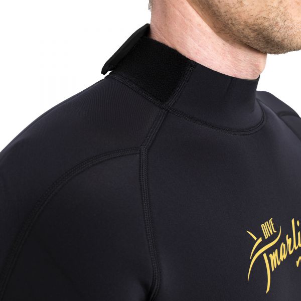 Wetsuit Marlin MALIBU ULTRA Shorty Man 2.5 mm Black/Gold