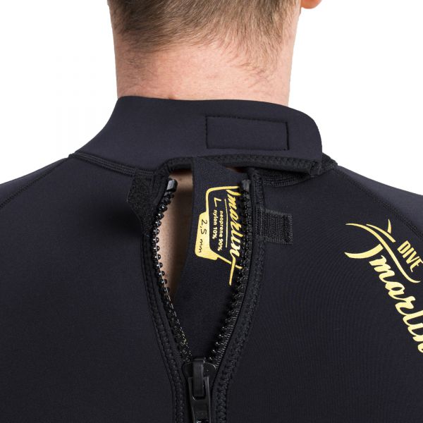 Wetsuit Marlin MALIBU ULTRA Shorty Man 2.5 mm Black/Gold