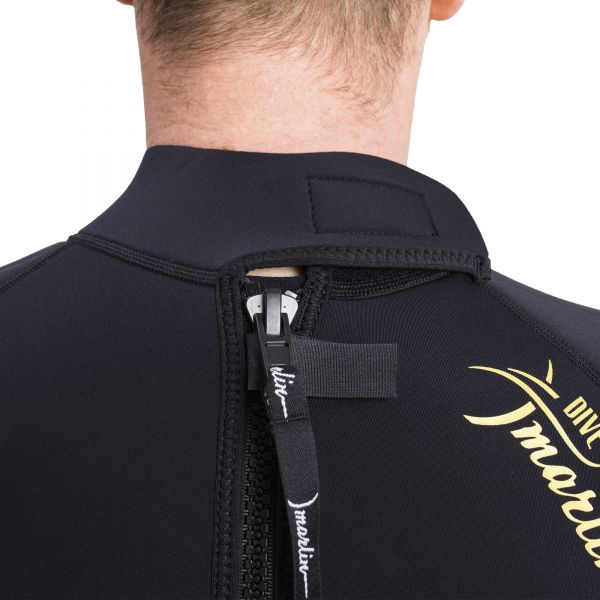 Wetsuit Marlin MALIBU ULTRA Shorty Man 2.5 mm Black/Gold