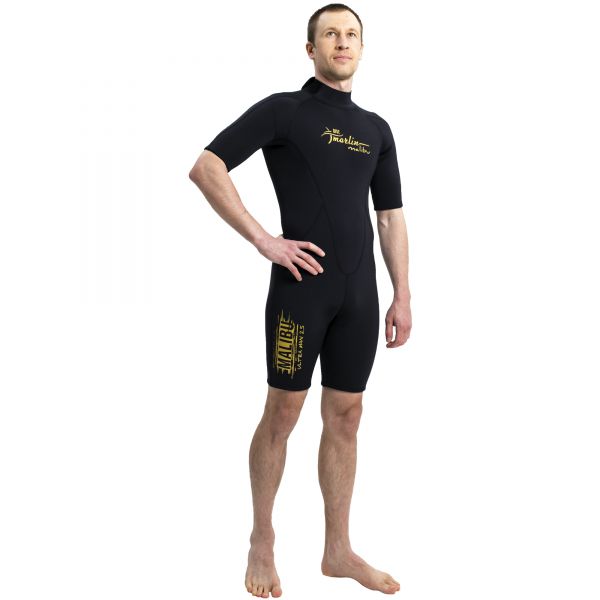 Wetsuit Marlin MALIBU ULTRA Shorty Man 2.5 mm Black/Gold