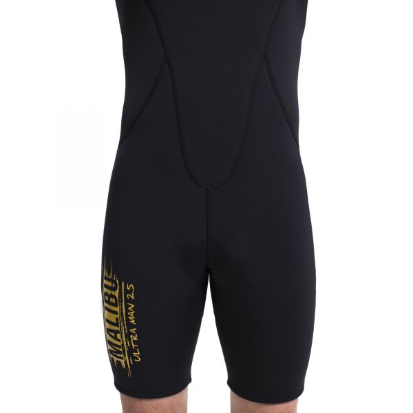 Wetsuit Marlin MALIBU ULTRA Shorty Man 2.5 mm Black/Gold